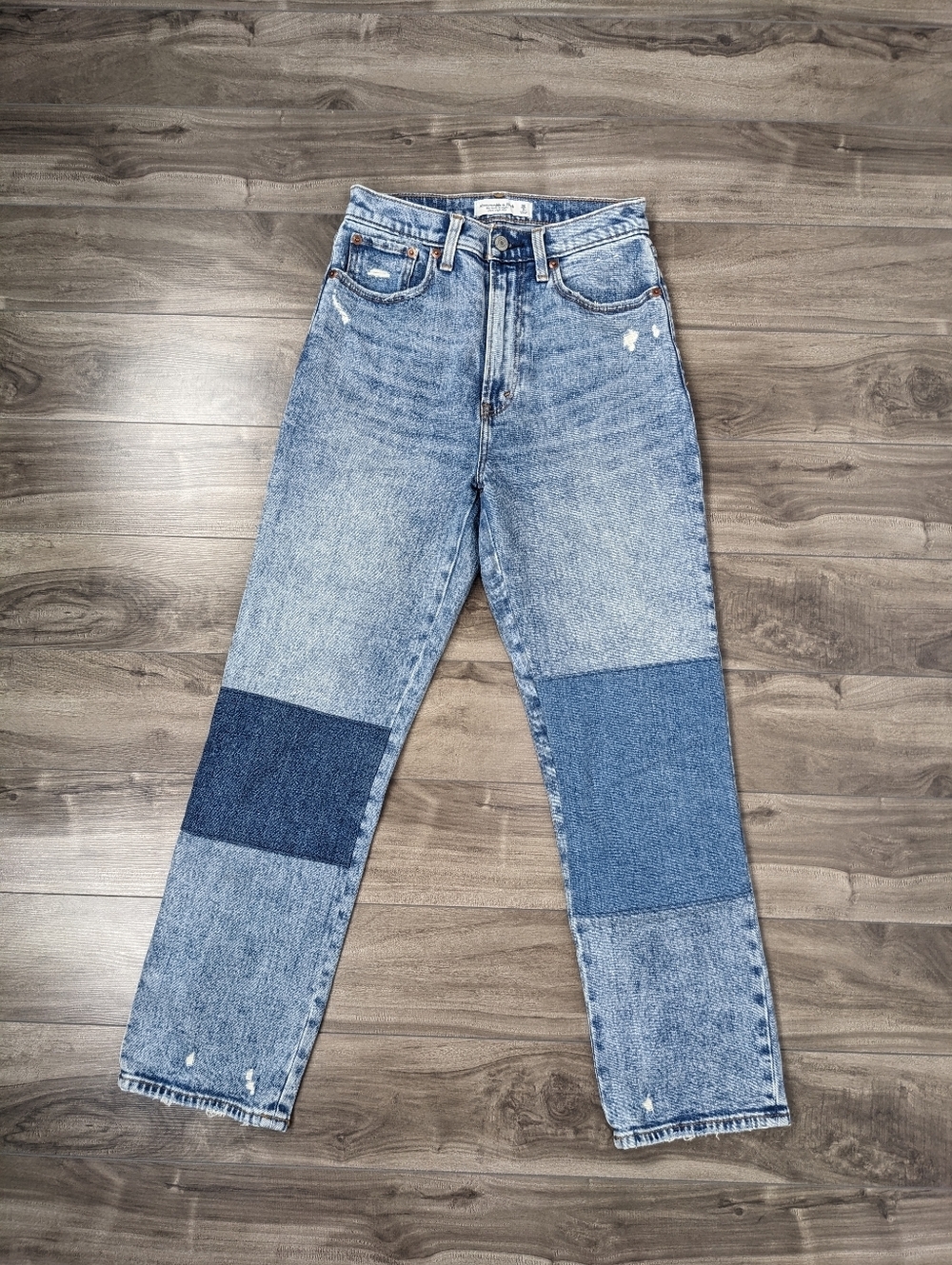Abercrombie Fitch Women's Jeans Ankle Straight Ultra High Rise Size 26 2 Regular
